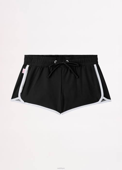 Essential Board Short Black Seafolly Children Swimwear JRJZ795