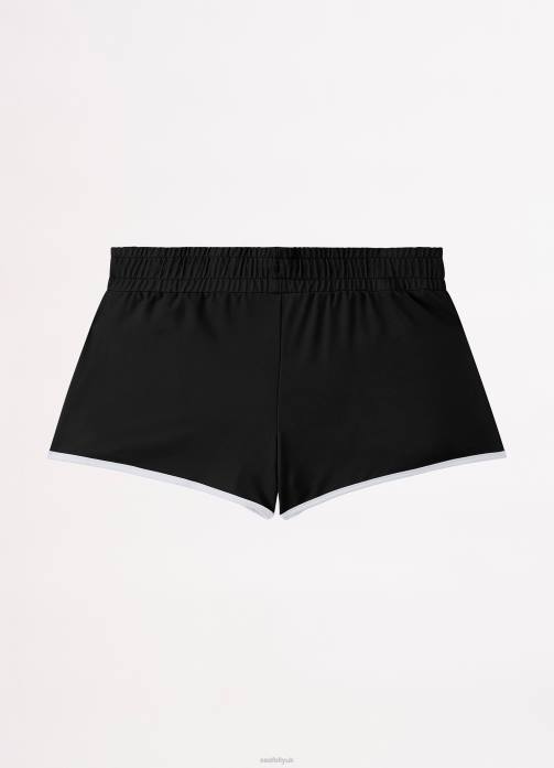 Essential Board Short Black Seafolly Children Swimwear JRJZ795