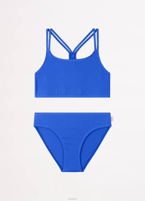 Essential Girls Multi Strap Bikini Royal Seafolly Children Swimwear JRJZ803