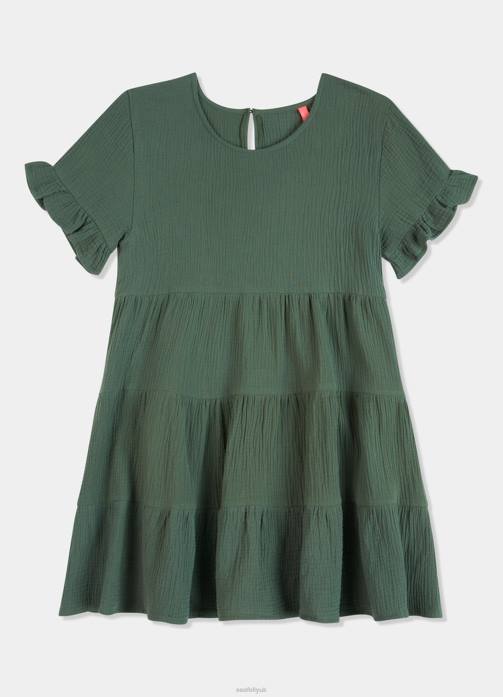 Girls Tiered Beach Cover Up Moss Seafolly Children Swimwear JRJZ805