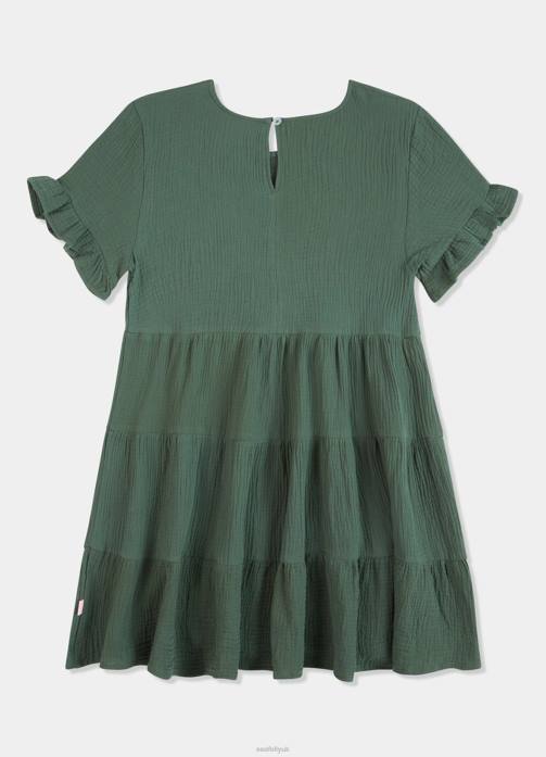 Girls Tiered Beach Cover Up Moss Seafolly Children Swimwear JRJZ805