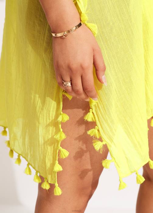 Amnesia Kaftan Celery Seafolly Women Clothes JRJZ714