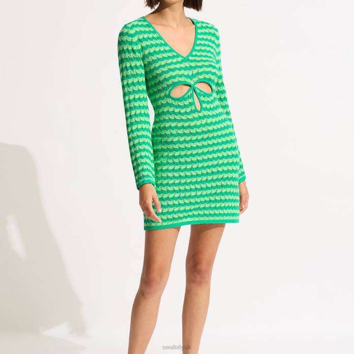 Carnaby Knit Cover Up Jade Seafolly Women Clothes JRJZ653