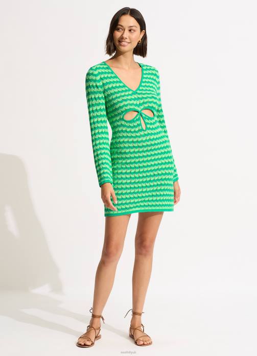 Carnaby Knit Cover Up Jade Seafolly Women Clothes JRJZ653