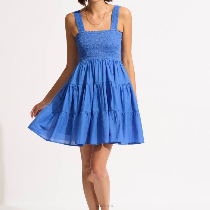 Faithful Mini Dress Azure Seafolly Women Clothes JRJZ669