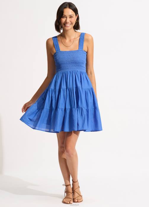 Faithful Mini Dress Azure Seafolly Women Clothes JRJZ669