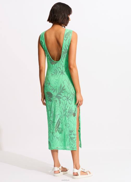 Islands Cover Up Mint Seafolly Women Clothes JRJZ668