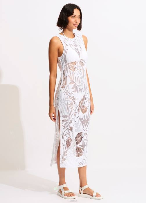 Islands Cover Up White Seafolly Women Clothes JRJZ671