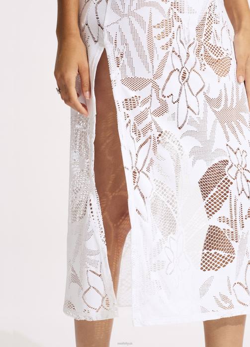 Islands Cover Up White Seafolly Women Clothes JRJZ671