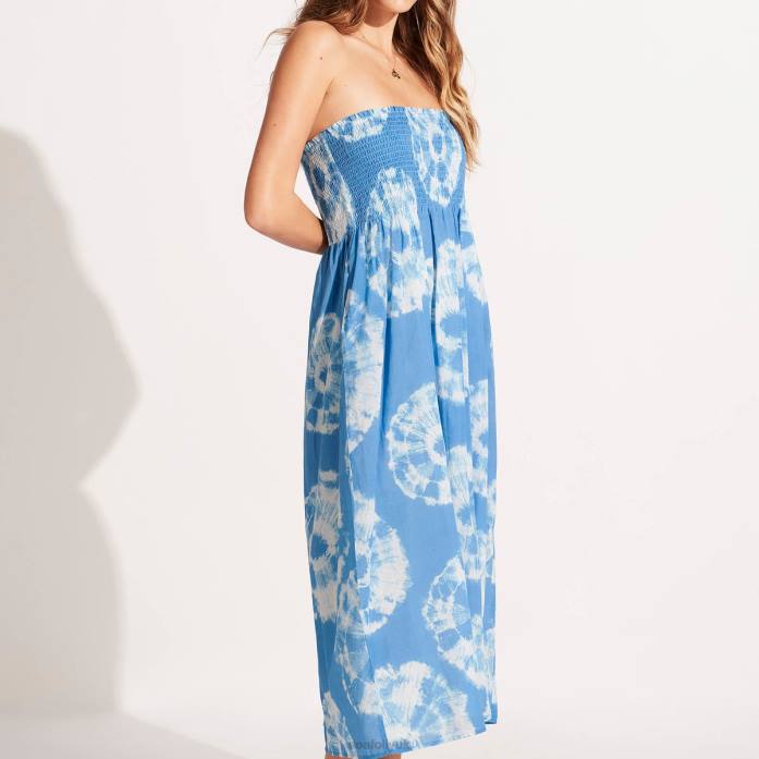Tie Dye Maxi Skirt/Dress Azure Seafolly Women Clothes JRJZ689