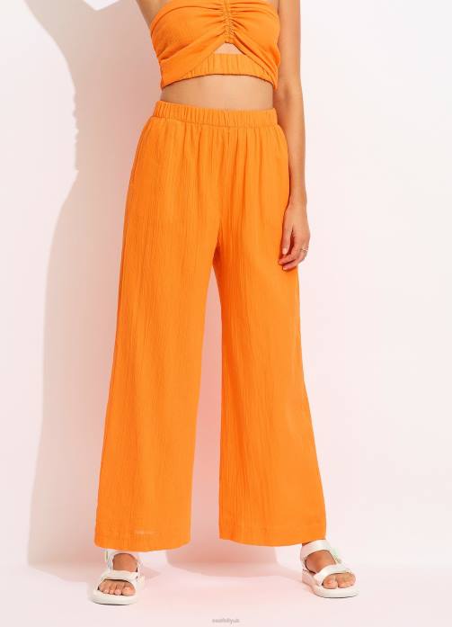 Crinkle Beach Pant Mandarin Seafolly Women Clothes JRJZ751