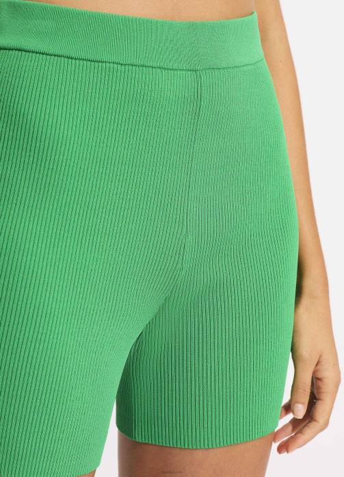 Sea Skin Rib Knit Short Green Seafolly Women Clothes JRJZ651