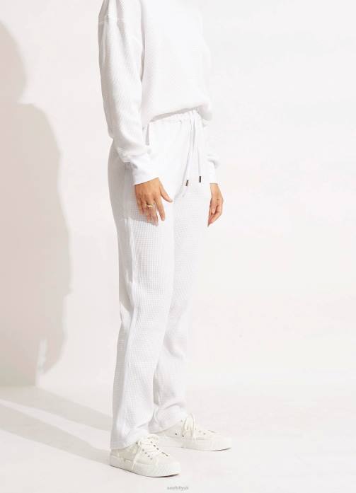 Waffle Pant White Seafolly Women Clothes JRJZ664