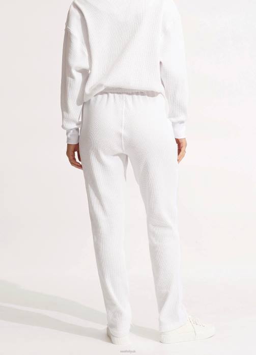Waffle Pant White Seafolly Women Clothes JRJZ664