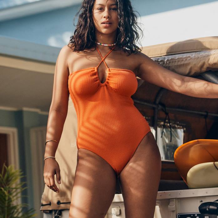 Sea Dive Bandeau One Piece Mandarin Seafolly Women Swimwear JRJZ63