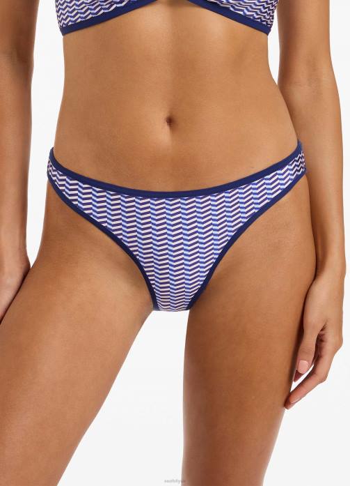 Amoudi Hipster Bikini Bottom Sapphire Seafolly Women Swimwear JRJZ368