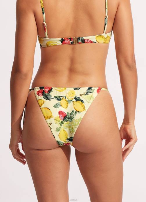 Drawstringtie Side Rio Pant Lemoncello Seafolly Women Swimwear JRJZ585