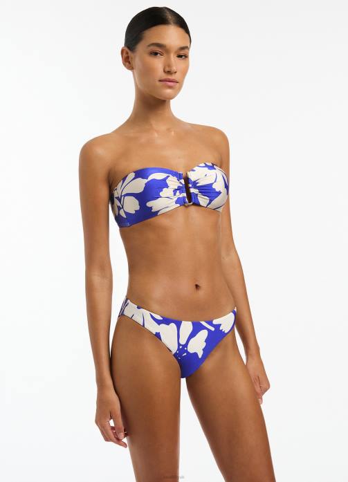 Emporio Hipster Pant Sapphire Seafolly Women Swimwear JRJZ552