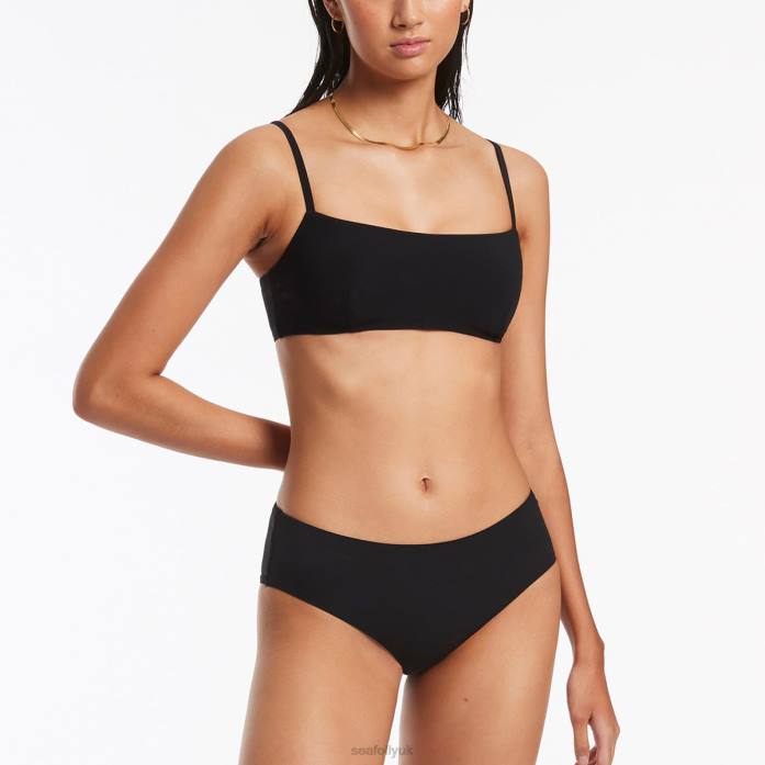 Jetset Boy Leg Pant Black Seafolly Women Swimwear JRJZ313