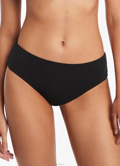 Jetset Boy Leg Pant Black Seafolly Women Swimwear JRJZ313