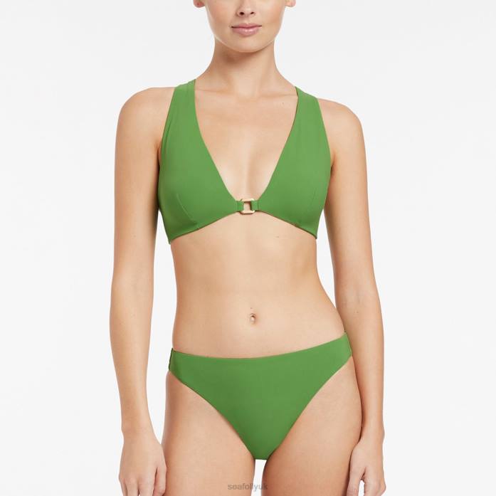 Jetset High Legline Pant Palm Seafolly Women Swimwear JRJZ605