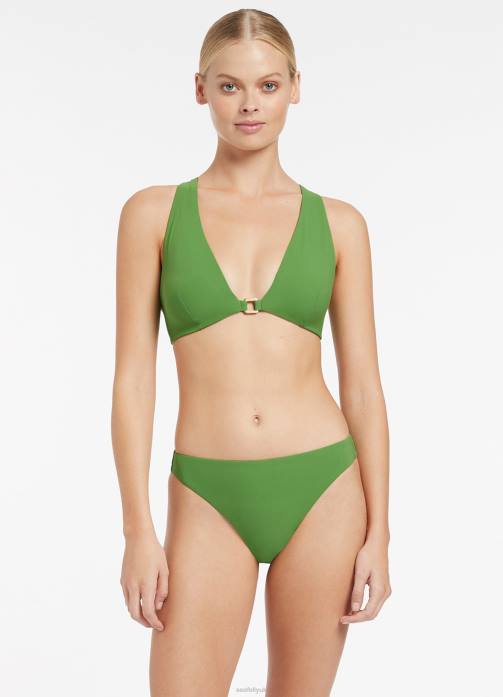 Jetset High Legline Pant Palm Seafolly Women Swimwear JRJZ605