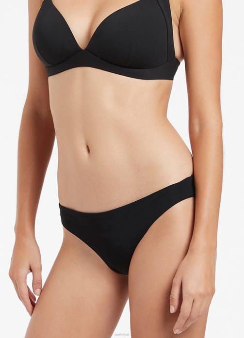 Jetset Hipster Pant Black Seafolly Women Swimwear JRJZ268