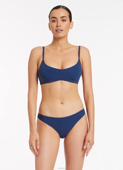 Jetset Hipster Pant Pacific Blue Seafolly Women Swimwear JRJZ475