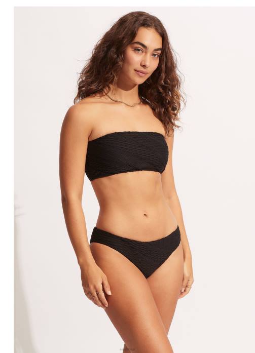 Marrakesh Hipster Pant Black Seafolly Women Swimwear JRJZ501