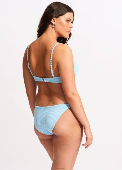 Havana Bralette Powder Blue Seafolly Women Swimwear JRJZ567