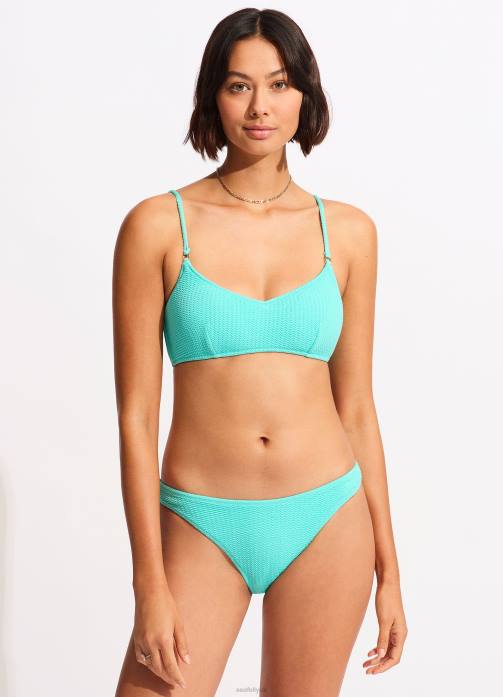 Sea Dive Bralette Aruba Blue Seafolly Women Swimwear JRJZ337