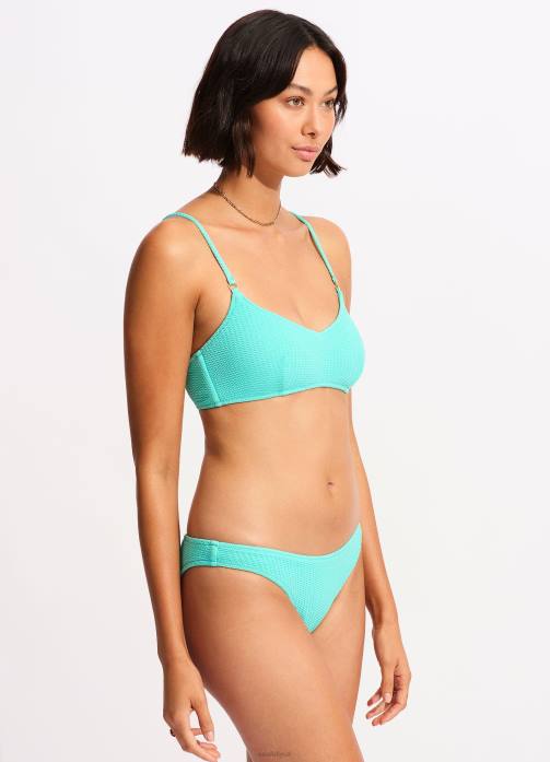 Sea Dive Bralette Aruba Blue Seafolly Women Swimwear JRJZ337