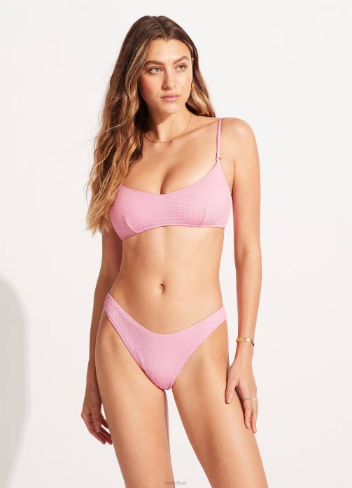 Sea Dive Bralette Parfait Pink Seafolly Women Swimwear JRJZ516