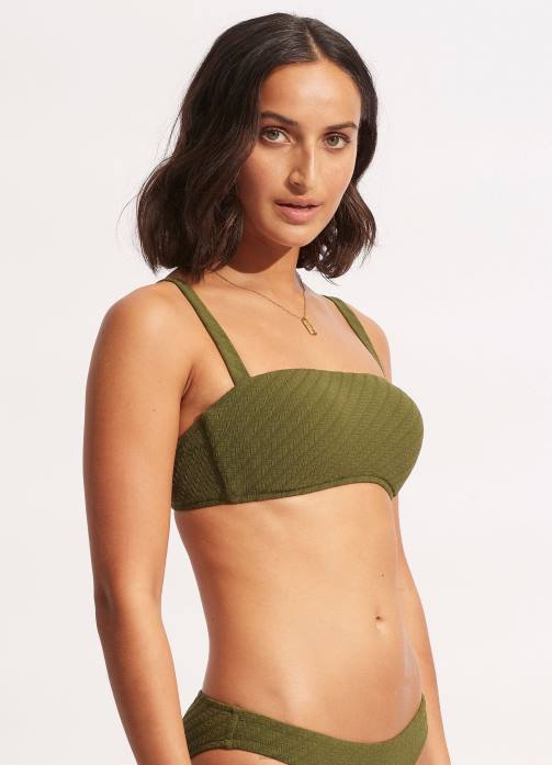 Willow Tank Bra Avocado Seafolly Women Swimwear JRJZ230
