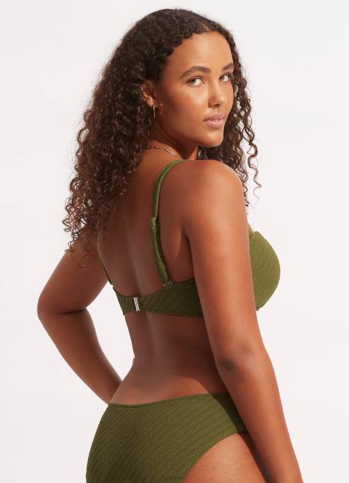 Willow Tank Bra Avocado Seafolly Women Swimwear JRJZ230