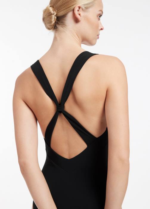 Jetset Infinity One Piece Black Seafolly Women Swimwear JRJZ24