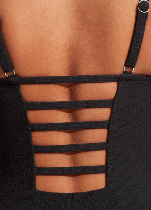 Willow Dd One Piece Black Seafolly Women Swimwear JRJZ161