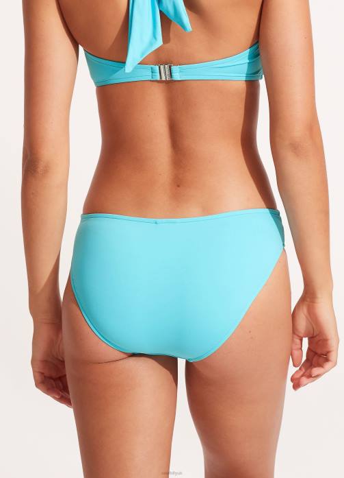 Collective Twist Band Hipster Aquamarine Seafolly Women Swimwear JRJZ242