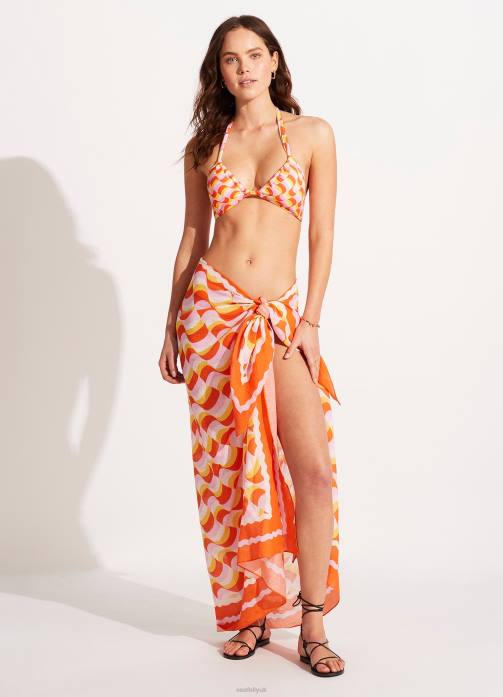 Modern Take Sarong Mandarin Seafolly Women Swimwear JRJZ725