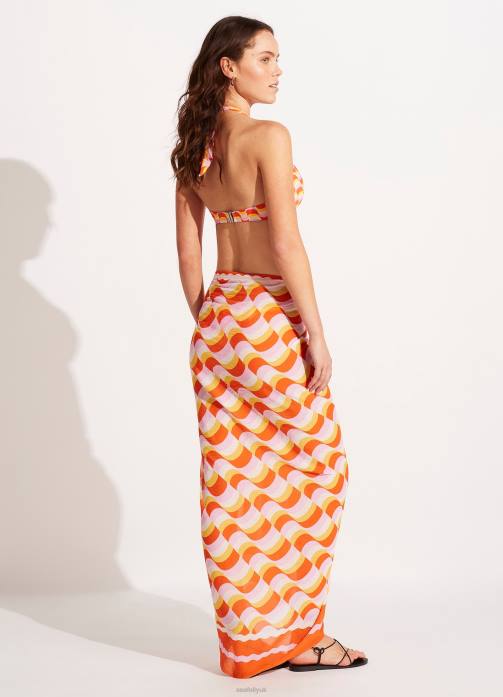 Modern Take Sarong Mandarin Seafolly Women Swimwear JRJZ725