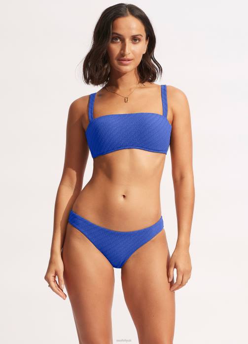 Willow Hipster Azure Seafolly Women Swimwear JRJZ460